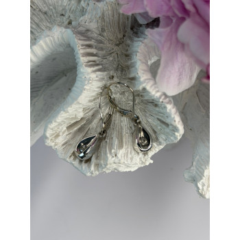 14K White Gold Diamond 0.12 ct Earrings