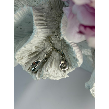 14K White Gold Diamond 0.12 ct Earrings