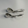 14K White Gold Diamond 0.12 ct Earrings