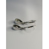 14K White Gold Diamond 0.12 ct Earrings