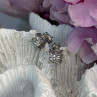 ZEI 14K White Gold Diamond tcw 0.14 ct Stud Earrings