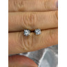 ZEI 14K White Gold Diamond tcw 0.14 ct Stud Earrings
