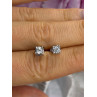 ZEI 14K White Gold Diamond tcw 0.14 ct Stud Earrings