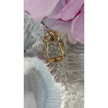 10K Yellow Gold Prasiolite & Diamond Earrings