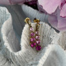 10K Yellow Gold Pink Sapphire & Diamond 