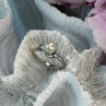 La Pais 14K White Gold Pearl Ring Size 6.5