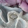 La Pais 14K White Gold Pearl Ring Size 6.5