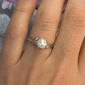 La Pais 14K White Gold Pearl Ring Size 6.5