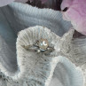 La Pais 14K White Gold Pearl Ring Size 6.5