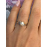 La Pais 14K White Gold Pearl Ring Size 6.5