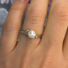 La Pais 14K White Gold Pearl Ring Size 6.5