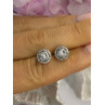10K White Gold Diamond tcw 0.16 ct Stud Earrings