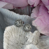 10K White Gold Diamond tcw 0.16 ct Stud Earrings
