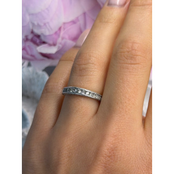 10K White Gold Diamond 0.30 ct Ring Size 7