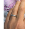 10K White Gold Diamond 0.30 ct Ring Size 7