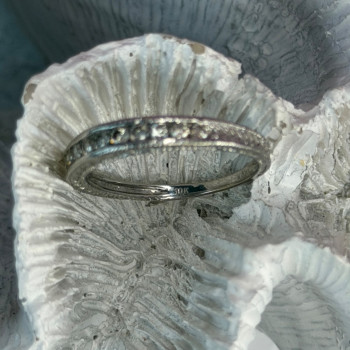 10K White Gold Diamond 0.30 ct Ring Size 7