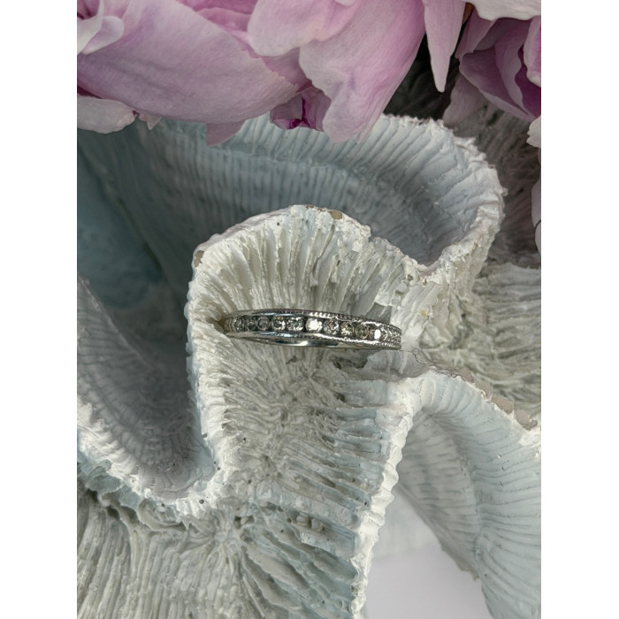 10K White Gold Diamond 0.30 ct Ring Size 7