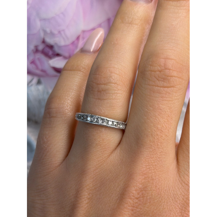 10K White Gold Diamond 0.30 ct Ring Size 7