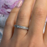 10K White Gold Diamond 0.30 ct Ring Size 7