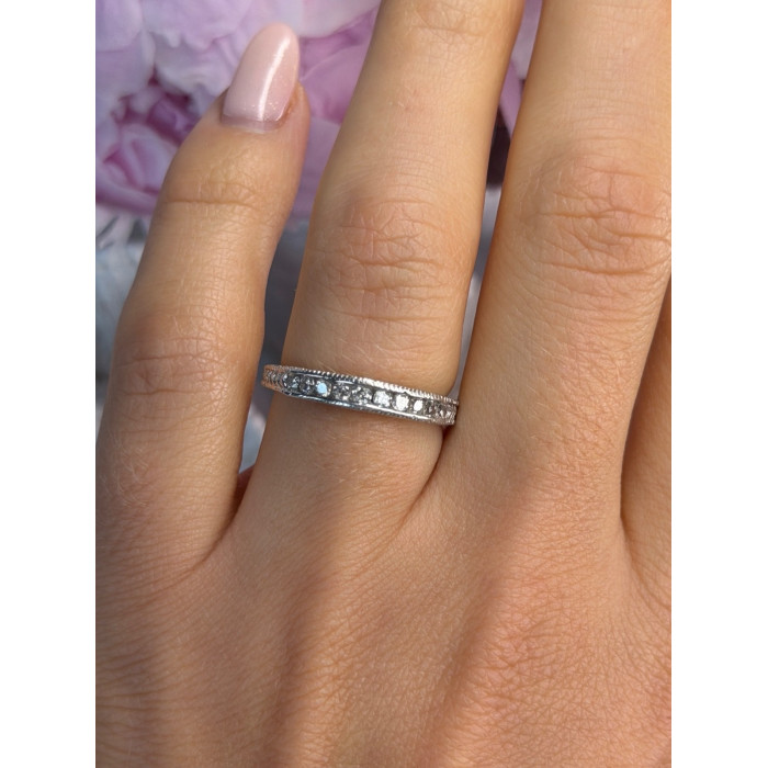 10K White Gold Diamond 0.30 ct Ring Size 7
