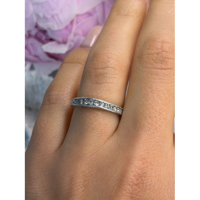 10K White Gold Diamond 0.30 ct Ring Size 7