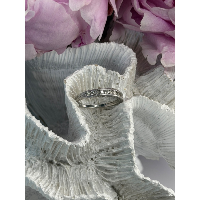 10K White Gold Diamond 0.30 ct Ring Size 7