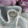 Classy 10K White Gold Diamond tcw 0.18 ct Ring Size 7