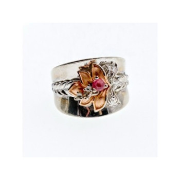 925 Sterling Silver Morganite & Goshenite 