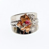 925 Sterling Silver Morganite & Goshenite 