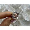 925 Sterling Silver Morganite & Goshenite 