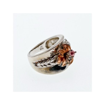 925 Sterling Silver Morganite & Goshenite 