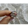 925 Sterling Silver Morganite & Goshenite 