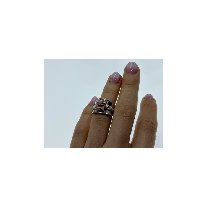 925 Sterling Silver Morganite & Goshenite 