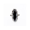 925 Sterling Silver Hematite Ring Size 5.5