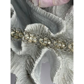 925 Sterling Silver Onyx Bracelet Length 7