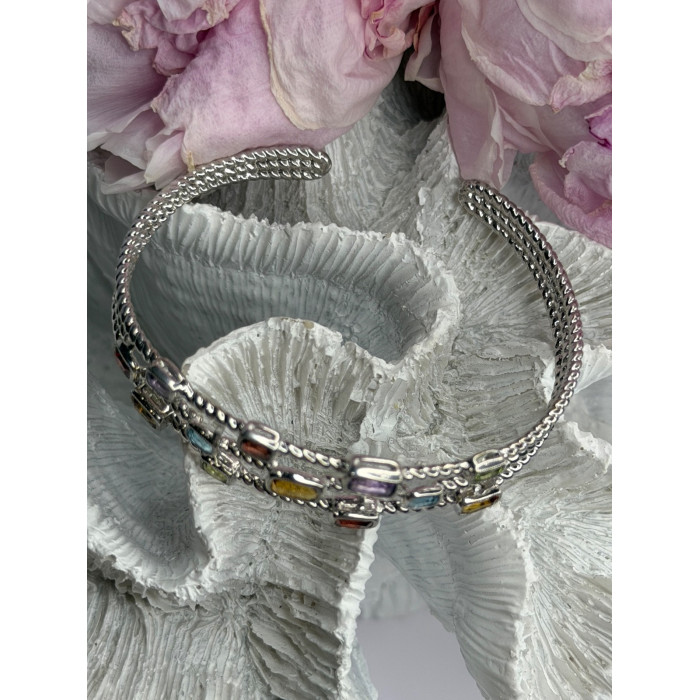 Starry Sky 925 Sterling Silver Amber Bracelet Length 7.5