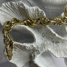 Italy 925 Sterling Silver Gold Plated Bracelet Length 8
