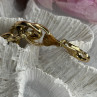 Italy 925 Sterling Silver Gold Plated Bracelet Length 8
