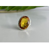 925 Sterling Silver Jewelry glass Ring Size 6.5