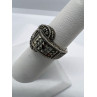 925 Sterling Silver Marcasite Ring Size 5.5