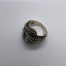 925 Sterling Silver Marcasite Ring Size 5.5