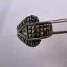 925 Sterling Silver Marcasite Ring Size 5.5