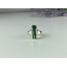 925 Sterling Silver Malachite Ring Size 5.5