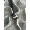 925 Sterling Silver Amethyst Ring Size 5.5
