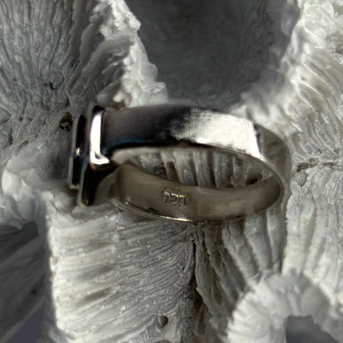 925 Sterling Silver Amethyst Ring Size 5.5