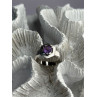 925 Sterling Silver Amethyst Ring Size 5.5