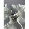 925 Sterling Silver Amethyst Ring Size 5.5