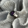 925 Sterling Silver Amethyst Ring Size 5.5