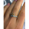 925 Sterling Silver Citrine & Topaz Ring Size 8