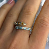 925 Sterling Silver Citrine & Topaz Ring Size 8